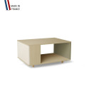 Table basse LIGATIO Chêne Clair - Porcelaine - Olive