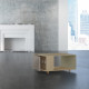 Table basse LIGATIO Chêne Clair - Sienne - Olive