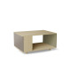 Table basse LIGATIO Chêne Clair - Sienne - Olive