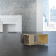 Table basse LIGATIO Chêne Clair - Graphite - Curry