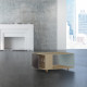 Table basse LIGATIO Chêne Clair - Graphite - Curaçao