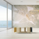 Table basse GRANDE LIGATIO Chêne Clair - Curry - Tropical