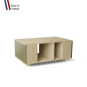Table basse GRANDE LIGATIO Chêne Clair - Olive - Graphite