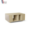 Table basse GRANDE LIGATIO Chêne Clair - Cachemire - Curry