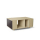 Table basse GRANDE LIGATIO Chêne Clair - Graphite - Olive
