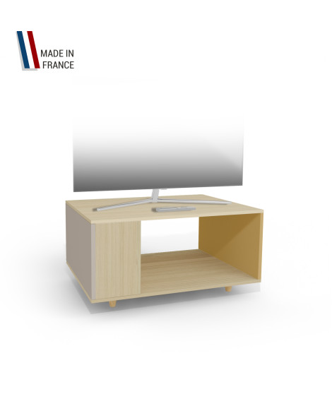 Meuble TV NEXIUM Chêne Clair - Cachemire - Curry