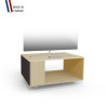 Meuble TV NEXIUM Chêne Clair - Graphite - Curry