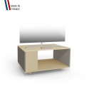 Meuble TV NEXIUM Chêne Clair - Cubanite - Sienne