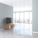 Meuble TV GRAND NEXIUM Chêne Clair - Abricot - Graphite