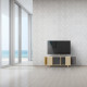 Meuble TV GRAND NEXIUM Chêne Clair - Curry - Graphite