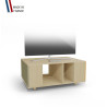 Meuble TV GRAND NEXIUM Chêne Clair - Olive - Curry