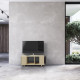 Meuble TV GRAND NEXIUM Chêne Clair - Olive - Graphite