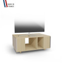 Meuble TV GRAND NEXIUM Chêne Clair - Cachemire - Graphite