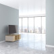 Meuble TV GRAND NEXIUM Chêne Clair - Porcelaine - Olive
