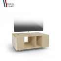 Meuble TV GRAND NEXIUM Chêne Clair - Porcelaine - Curaçao