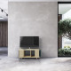 Meuble TV GRAND NEXIUM Chêne Clair - Graphite - Tropical