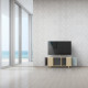 Meuble TV GRAND NEXIUM Chêne Clair - Graphite - Curaçao
