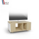 Meuble TV GRAND NEXIUM Chêne Clair - Blanc - Chêne Clair - Blanc