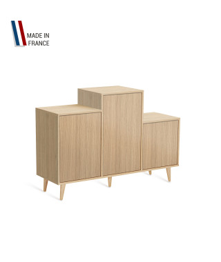 Meuble de rangement GRAND PODIUM - Chêne Clair - Chêne Clair - 127,4x88,5cm