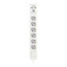 Multiprise 6 Prises avec Interrupteur TM Electron 230 V