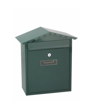Boîte aux lettres EDM Tradition Acier Vert (26 x 9 x 35,5 cm)