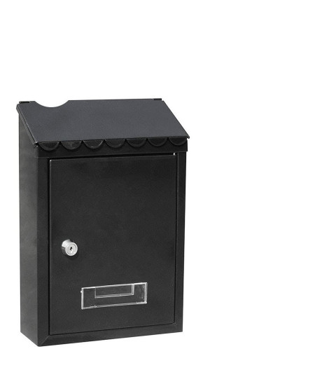 Boîte aux lettres EDM Standard 21 x 6 x 30 cm Noir Acier