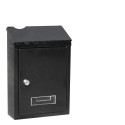 Boîte aux lettres EDM Standard 21 x 6 x 30 cm Noir Acier