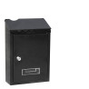 Boîte aux lettres EDM Standard 21 x 6 x 30 cm Noir Acier