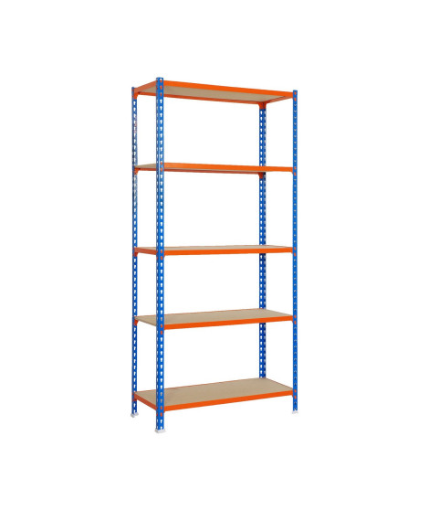 Étagère Simon Rack Maderclick 5/400 750 kg Métal 5 Etagères Contre-plaqué (180 x 90 x 40 cm)