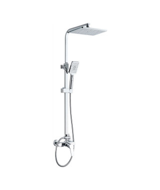 Colonne de douche EDM Altea Acier inoxydable Chrome
