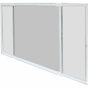 Moustiquaire Schellenberg Extensible Avec cadre Fibre de Verre Blanc 50 x 142 cm