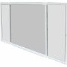 Moustiquaire Schellenberg Extensible Avec cadre Fibre de Verre Blanc 50 x 142 cm