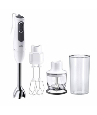 Mixeur plongeant Braun MQ3125B 750W Gris Blanc
