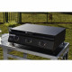 Plancha au gaz Grill Garden Castella Noir mat 1000 W