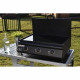 Plancha au gaz Grill Garden Castella Noir mat 1000 W
