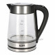 Bouilloire Électrique avec Voyant LED EDM 1850-2200 W Verre 1