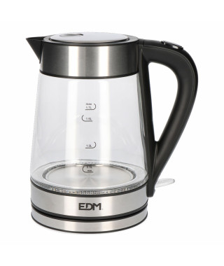 Bouilloire Électrique avec Voyant LED EDM 1850-2200 W Verre 1,7 L