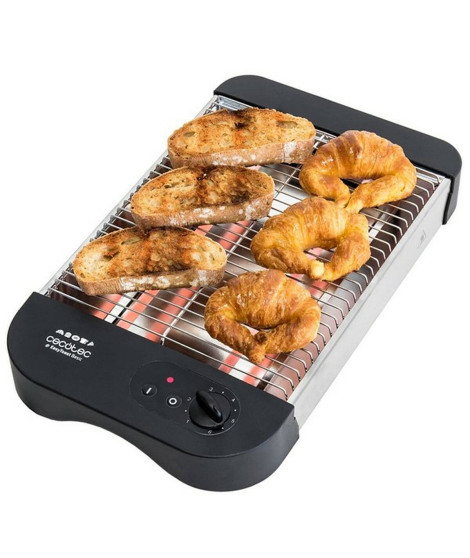 Grille-pain Cecotec Turbo Easytoast Basic 600W Noir Acier inoxydable 900 W