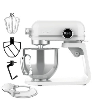 Mixeur/mélangeur de pâte Cecotec Twist&Fusion 4500 Luxury White