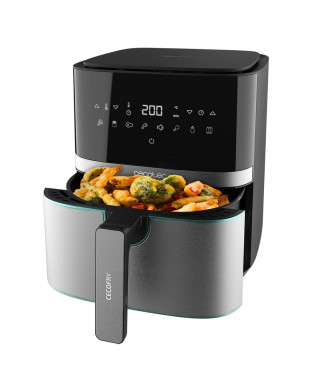 Friteuse sans Huile Cecotec Cecofry Full InoxBlack 5500 Pro 5,5 L 1700 W
