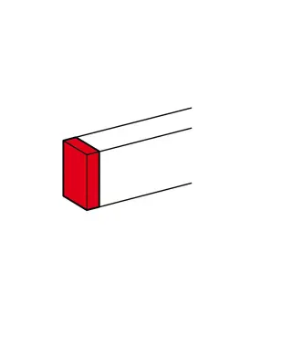 Embout pour goulottes DLP 35x80m