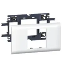 Support avec plaque de finition