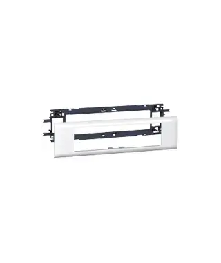 Support avec plaque de finition
