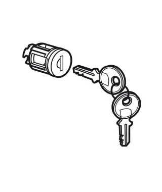 BARILLET A CLE TYPE405 POUR PORT