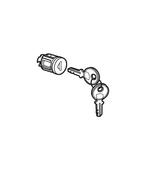 BARILLET A CLE TYPE405 POUR PORT