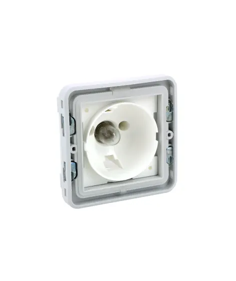 SOCLE ETANCHE AVEC VOYANT PLEXO