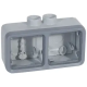 BOITIER A PRESSE-ETOUPE 2 POSTES