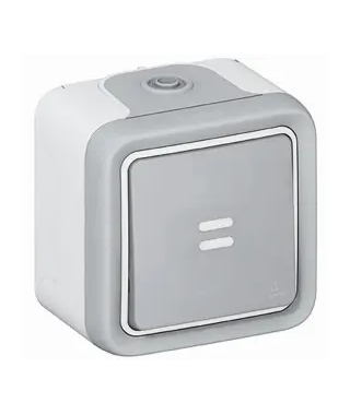 Poussoir témoin 10A étanche Plex