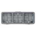 Boîtier étanche Plexo IP55 3 pos