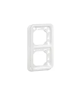 C - SUPPORT PLAQUE 2POSTES VERTI